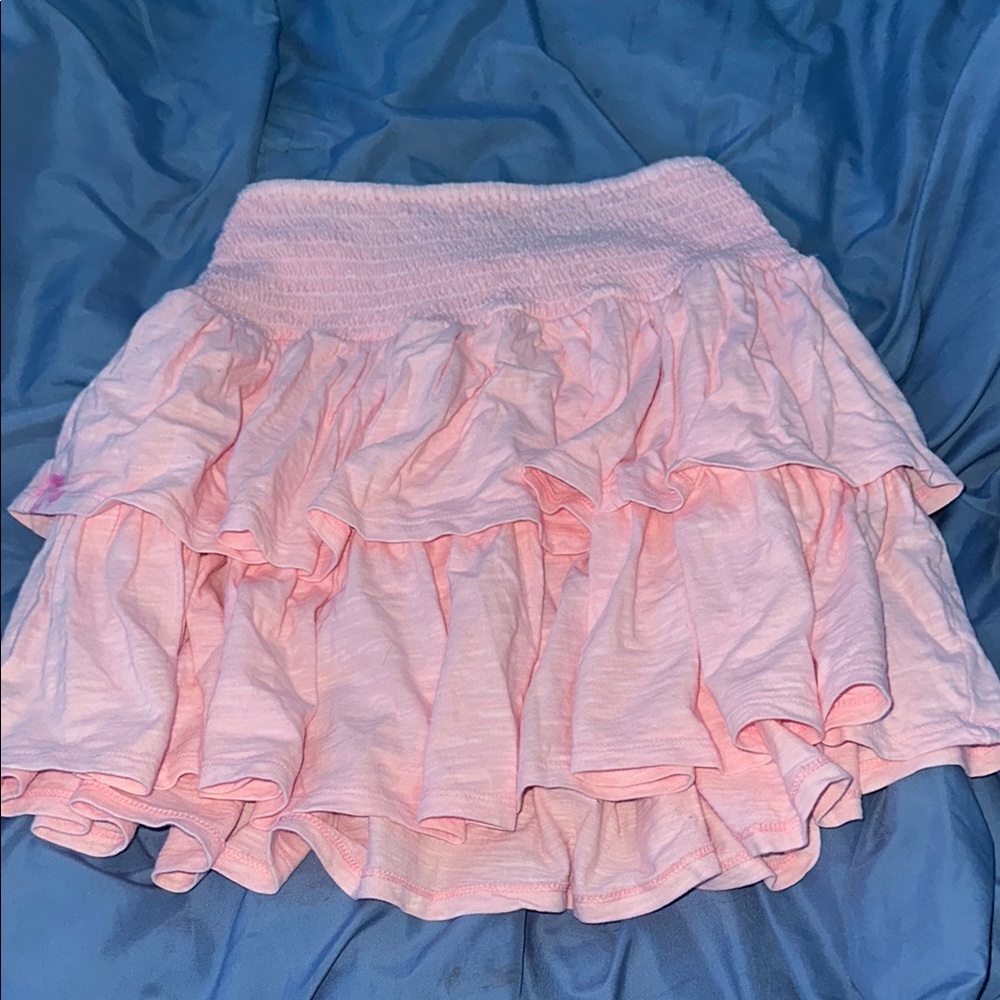 Pink Ruffled Women's Skirt